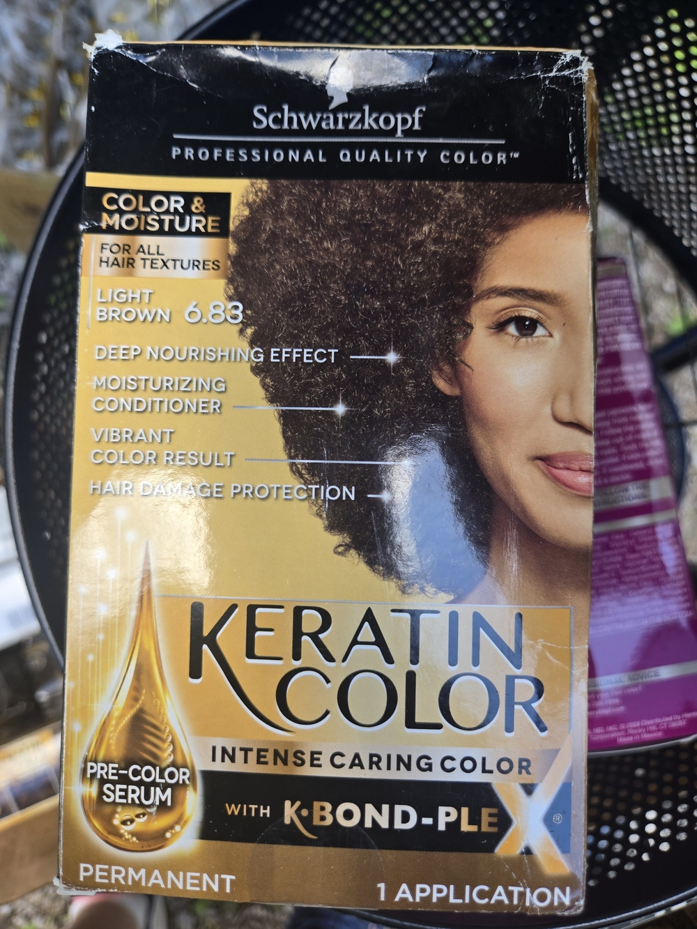Keratin Color Intense Caring Color - Light Brown 6.83